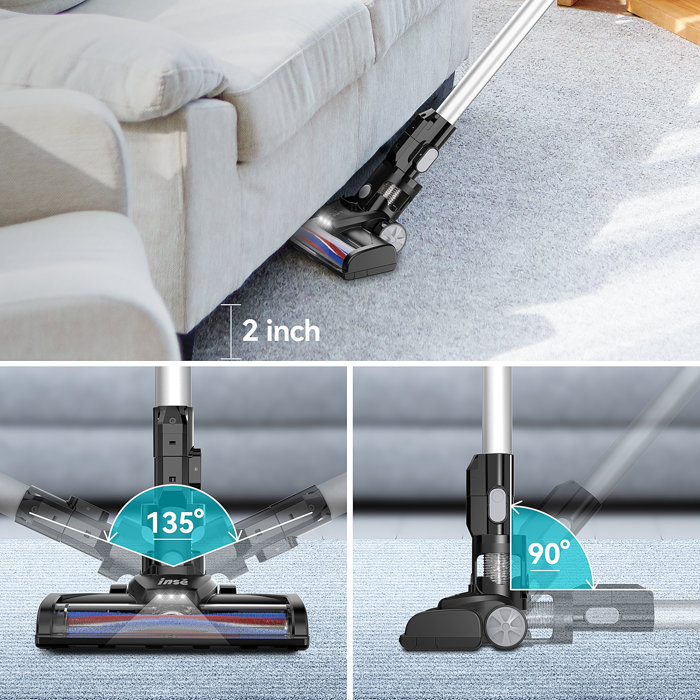 INSE M500 Cordless Bagless Stick Vacuum & Reviews Wayfair Canada